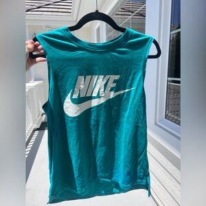 Turquoise Nike Workout Tank Top Size Small Amazing Condition
